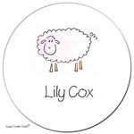 Sugar Cookie Gift Stickers - Sheep Girl